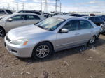 2007 Honda Accord Se Silver vin: 1HGCM56317A033286