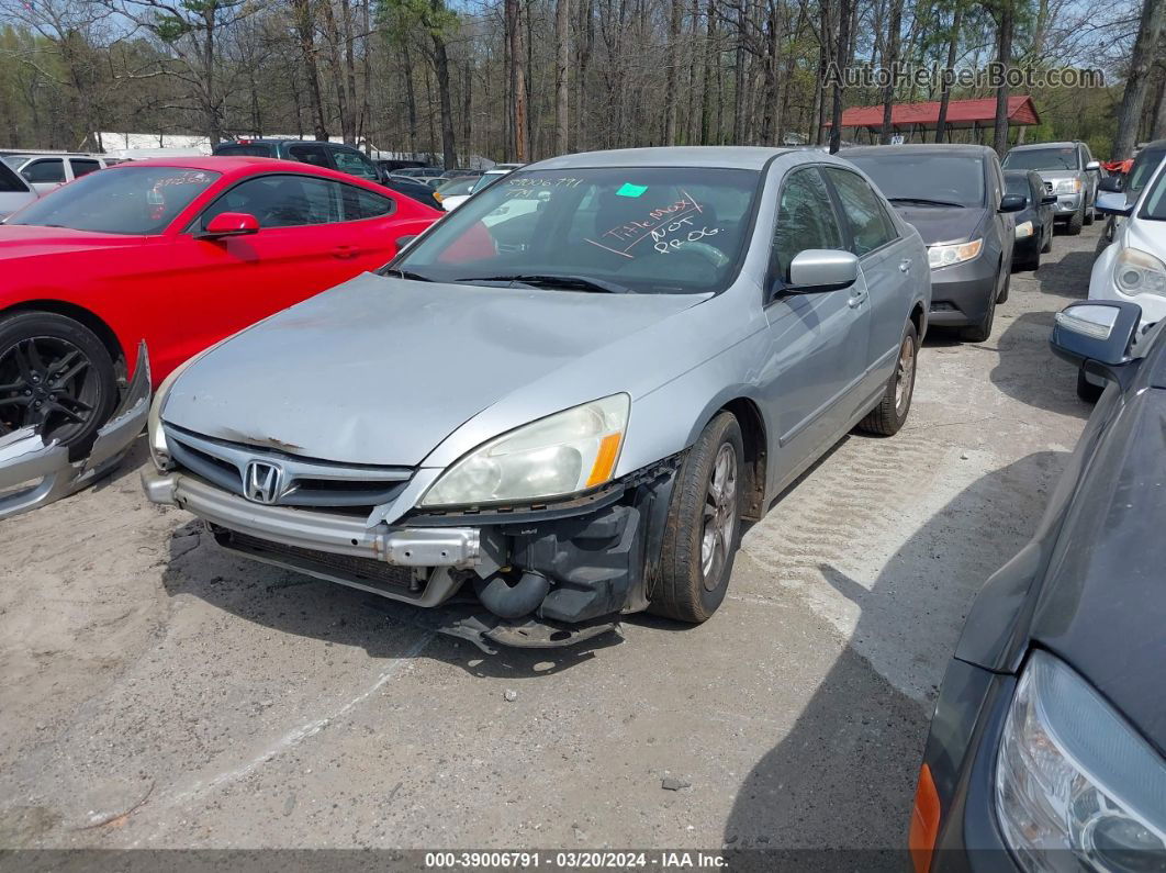 2007 Honda Accord 2.4 Se Silver vin: 1HGCM56317A174634