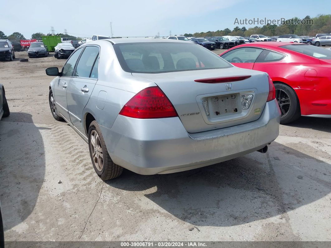 2007 Honda Accord 2.4 Se Silver vin: 1HGCM56317A174634