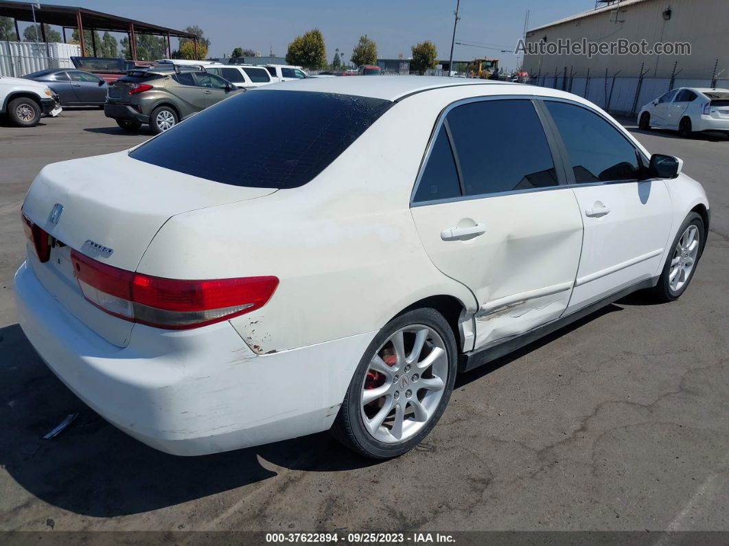 2003 Honda Accord Sdn Lx Белый vin: 1HGCM56323A129468