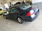 2007 Honda Accord Se Blue vin: 1HGCM56327A054289