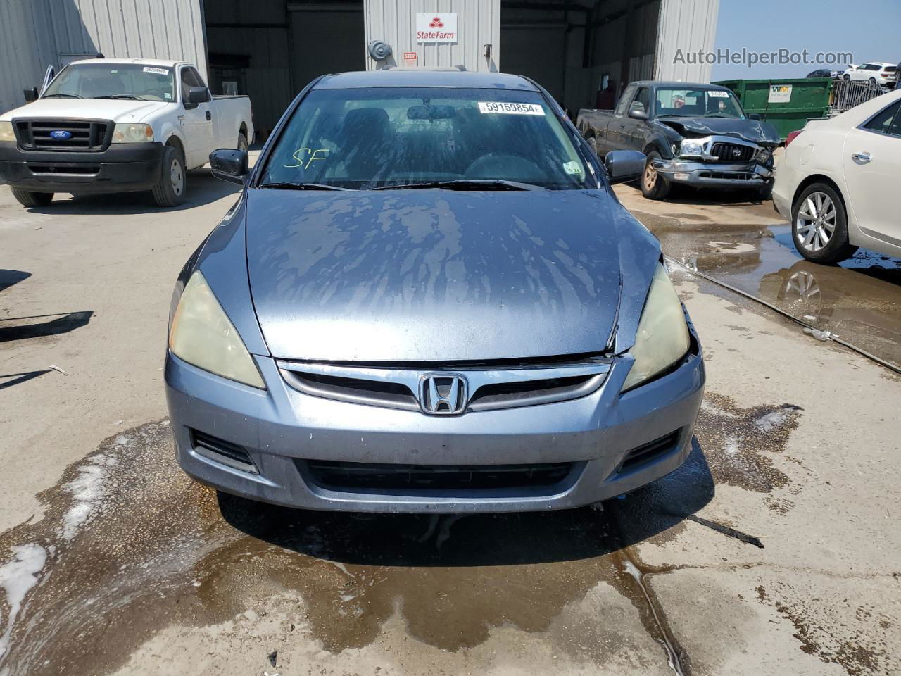 2007 Honda Accord Se Teal vin: 1HGCM56327A060089