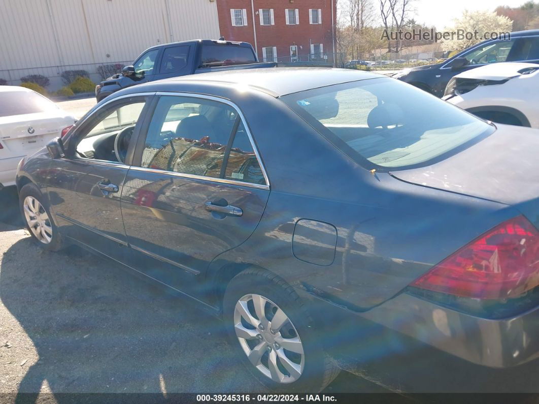 2007 Honda Accord 2.4 Se Gray vin: 1HGCM56327A201274