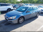 2007 Honda Accord 2.4 Se Light Blue vin: 1HGCM56337A125225