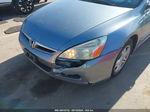 2007 Honda Accord 2.4 Se Light Blue vin: 1HGCM56337A125225