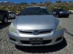 2007 Honda Accord Se Silver vin: 1HGCM56337A215927