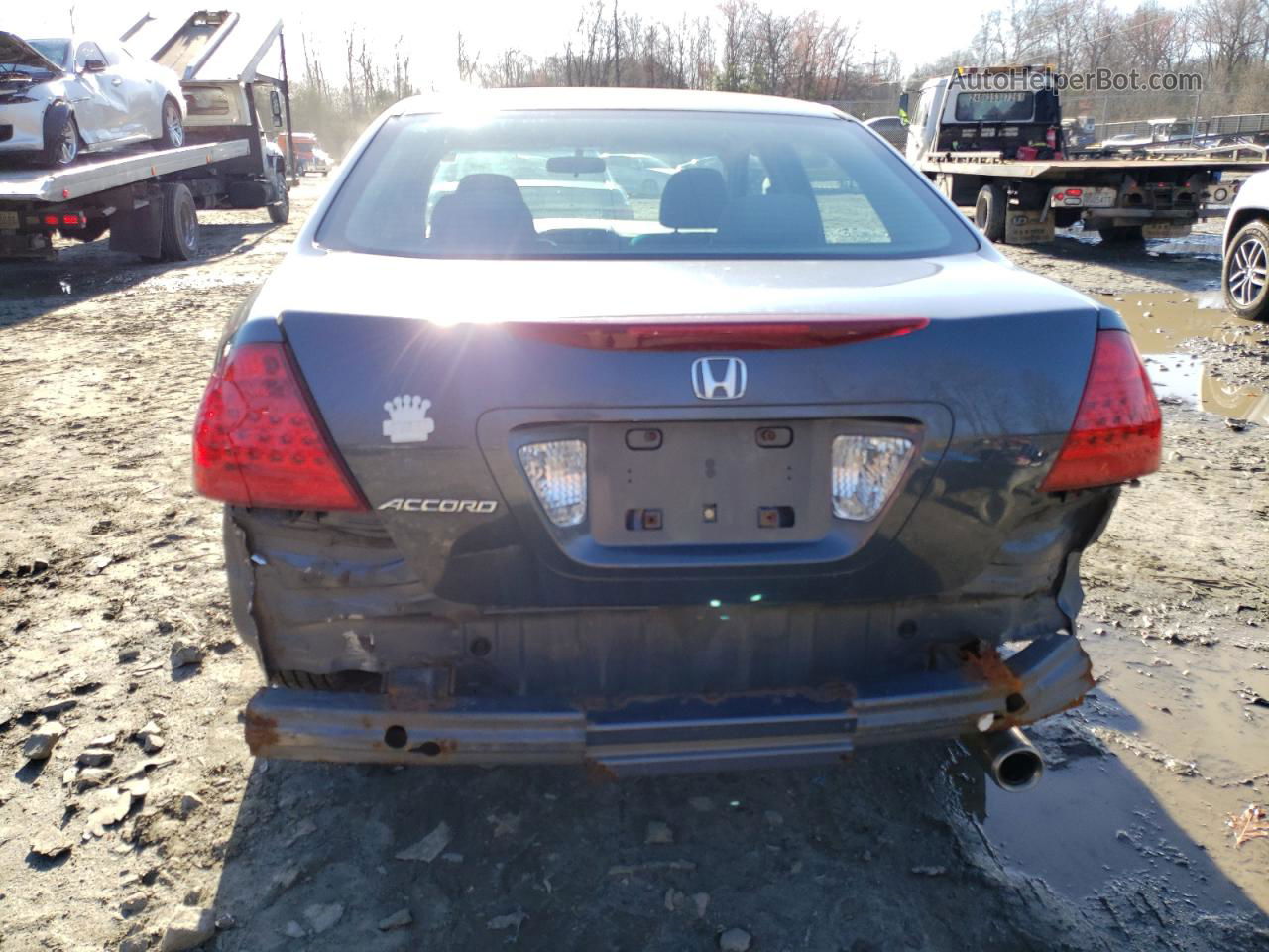 2007 Honda Accord Se Charcoal vin: 1HGCM56347A012786