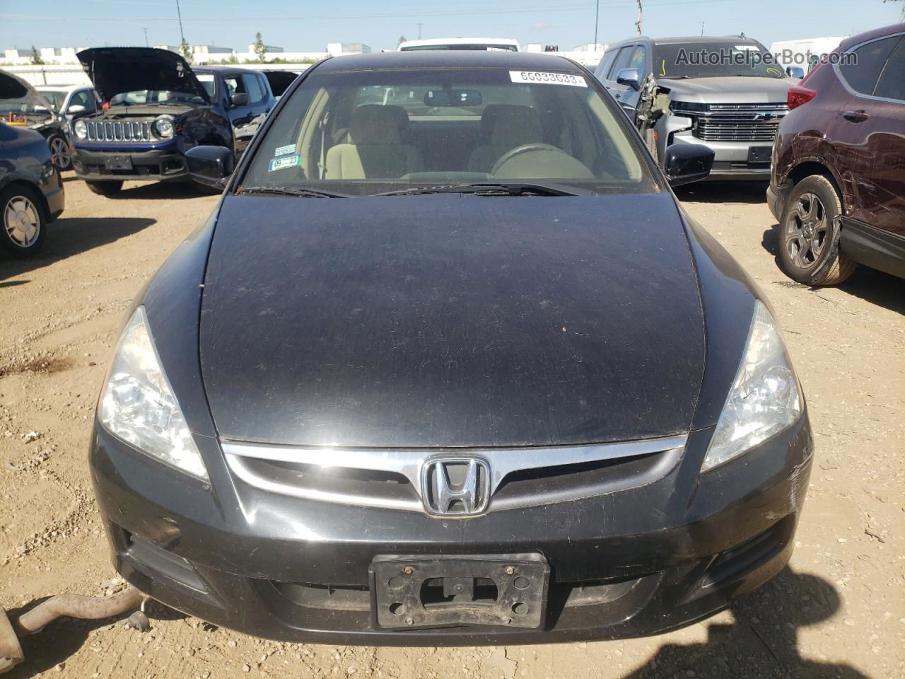 2007 Honda Accord Se Черный vin: 1HGCM56347A192156