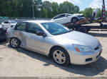 2007 Honda Accord 2.4 Se Silver vin: 1HGCM56347A201695