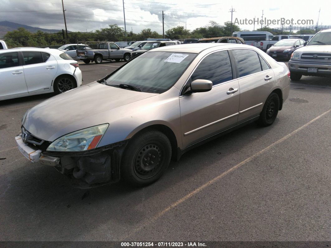 2003 Honda Accord Sdn Lx Gold vin: 1HGCM56353A103267