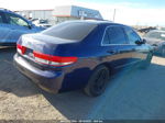 2003 Honda Accord Sdn Lx Blue vin: 1HGCM56363A056895