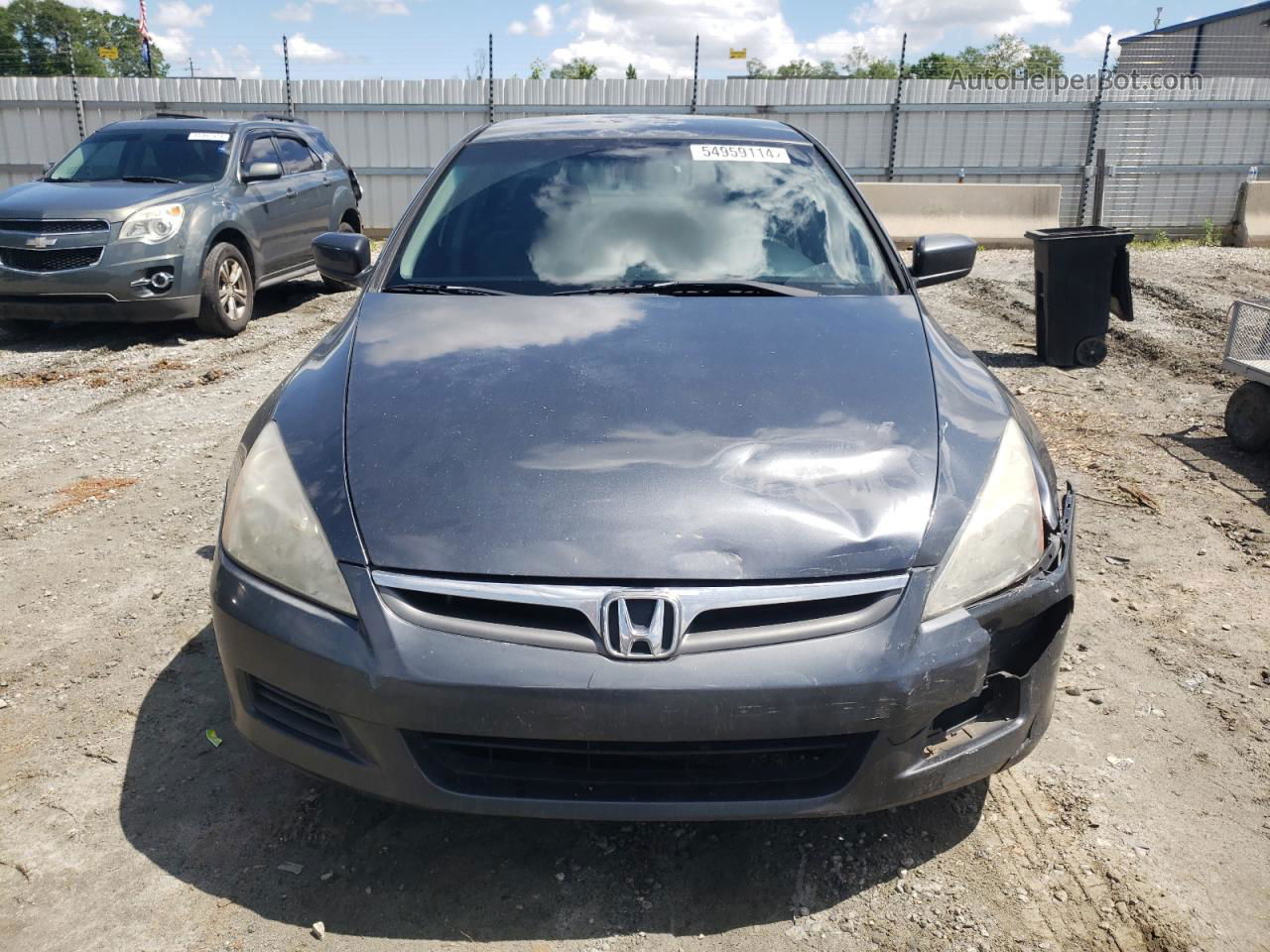 2007 Honda Accord Se Синий vin: 1HGCM56367A052187