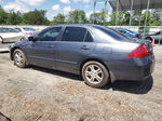 2007 Honda Accord Se Blue vin: 1HGCM56367A052187