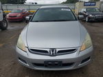 2007 Honda Accord Se Silver vin: 1HGCM56367A091362