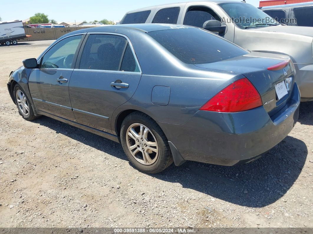 2007 Honda Accord 2.4 Se Gray vin: 1HGCM56367A208020