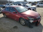 2007 Honda Accord Se Красный vin: 1HGCM56377A008280