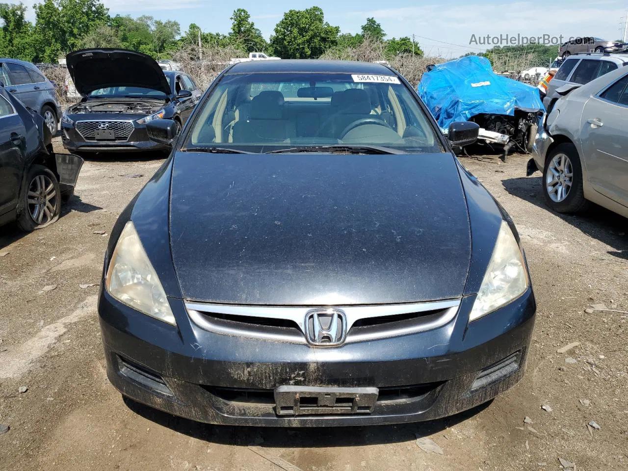 2007 Honda Accord Se Black vin: 1HGCM56377A058922