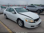 2007 Honda Accord 2.4 Se White vin: 1HGCM56377A140858