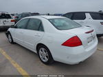 2007 Honda Accord 2.4 Se White vin: 1HGCM56377A140858