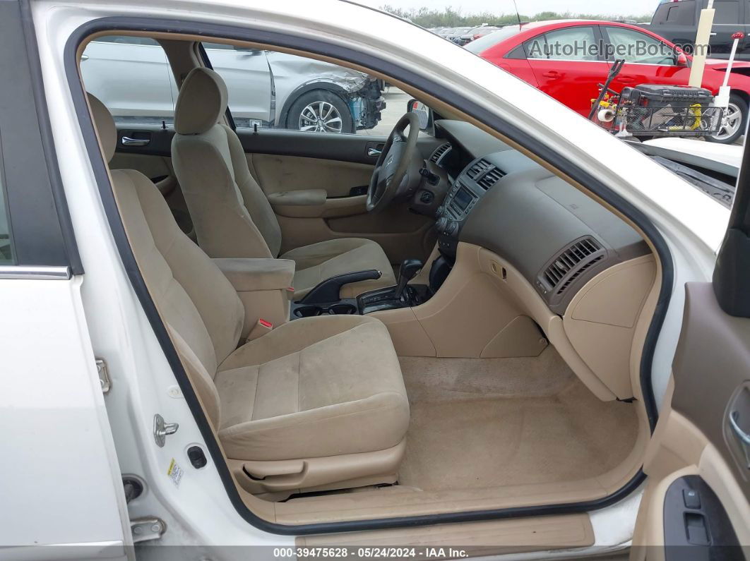 2007 Honda Accord 2.4 Se White vin: 1HGCM56377A140858