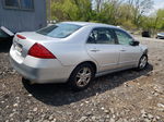 2007 Honda Accord Se Silver vin: 1HGCM56377A224260