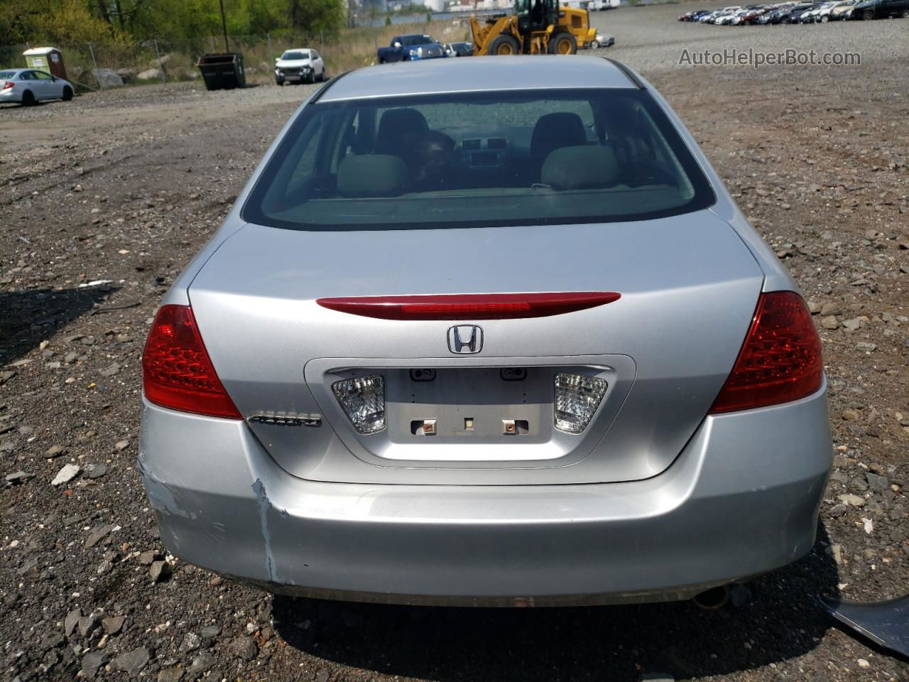 2007 Honda Accord Se Silver vin: 1HGCM56377A224260