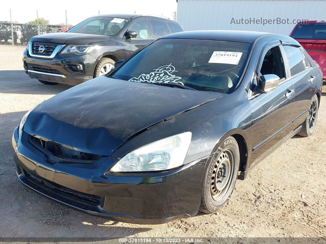 2003 Honda Accord Sdn Lx Black vin: 1HGCM56383A120564