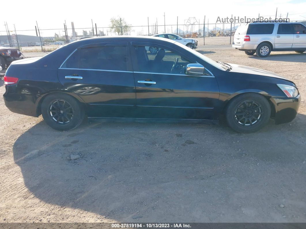 2003 Honda Accord Sdn Lx Black vin: 1HGCM56383A120564