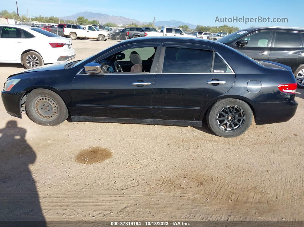 2003 Honda Accord Sdn Lx Black vin: 1HGCM56383A120564