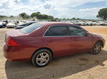 2007 Honda Accord Se Красный vin: 1HGCM56387A067354