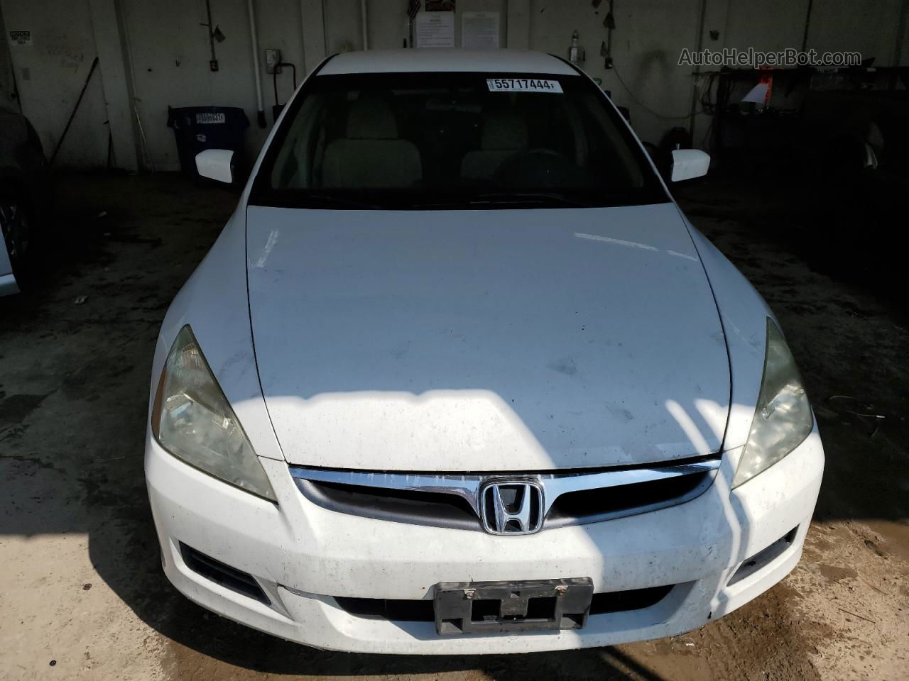 2007 Honda Accord Se White vin: 1HGCM56387A174775