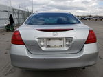 2007 Honda Accord Se Silver vin: 1HGCM56387A189602