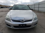 2007 Honda Accord Se Silver vin: 1HGCM56387A189602