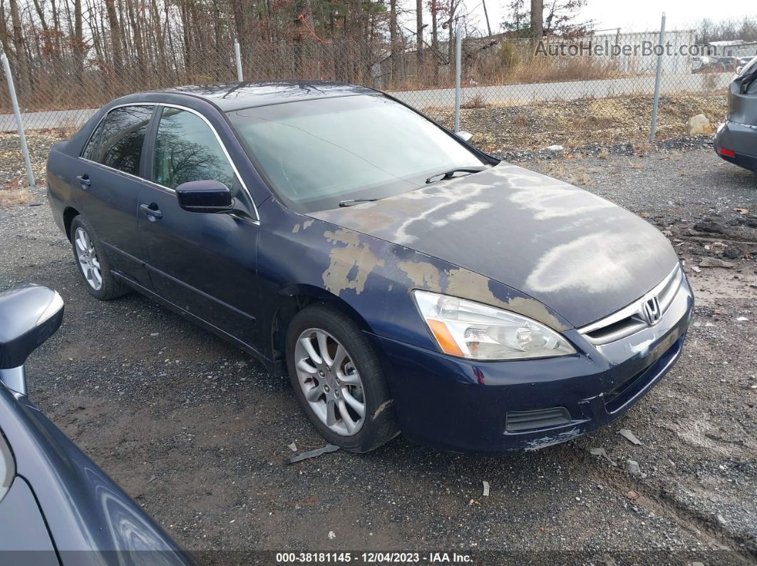 2007 Honda Accord 2.4 Se Dark Blue vin: 1HGCM56387A200663