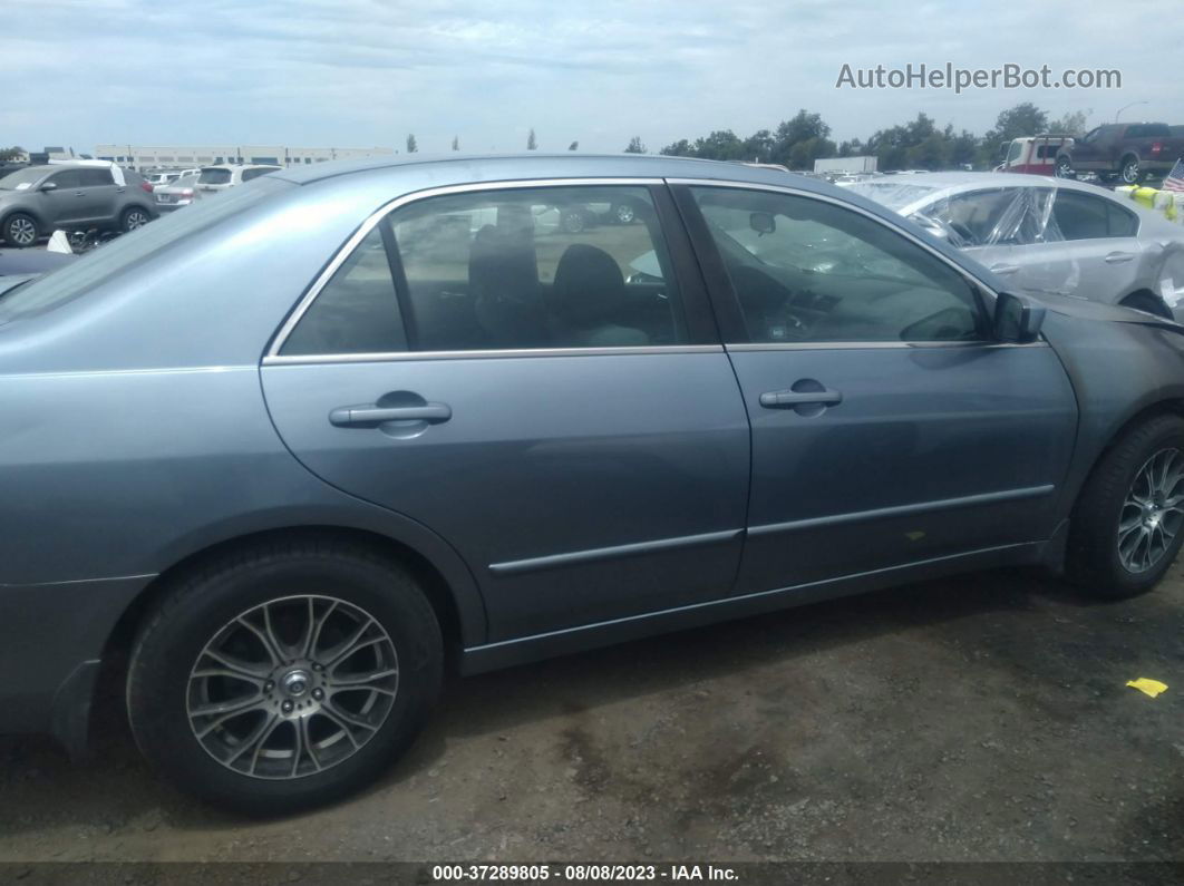 2007 Honda Accord Sdn Lx Se Blue vin: 1HGCM56397A074409