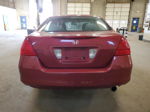 2007 Honda Accord Se Red vin: 1HGCM56397A103813