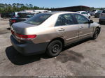 2003 Honda Accord Sdn Lx Gold vin: 1HGCM563X3A018988