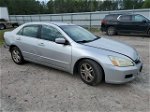 2007 Honda Accord Se Silver vin: 1HGCM563X7A000724