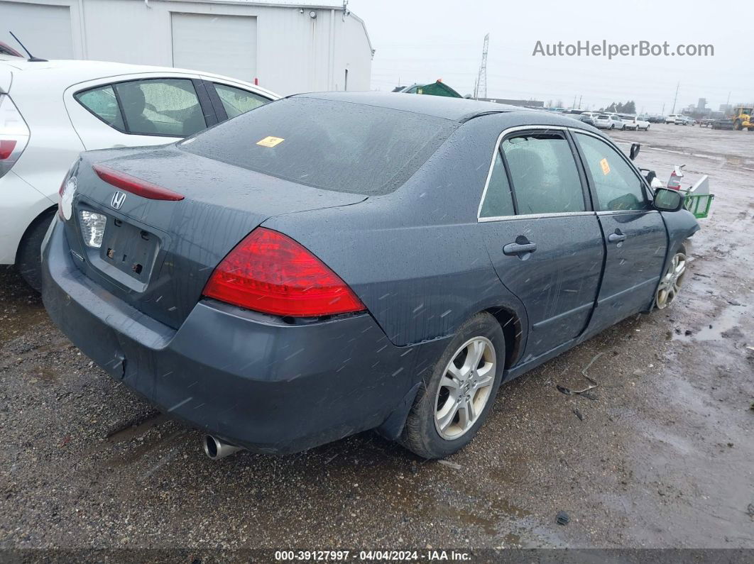 2007 Honda Accord 2.4 Se Blue vin: 1HGCM563X7A003218