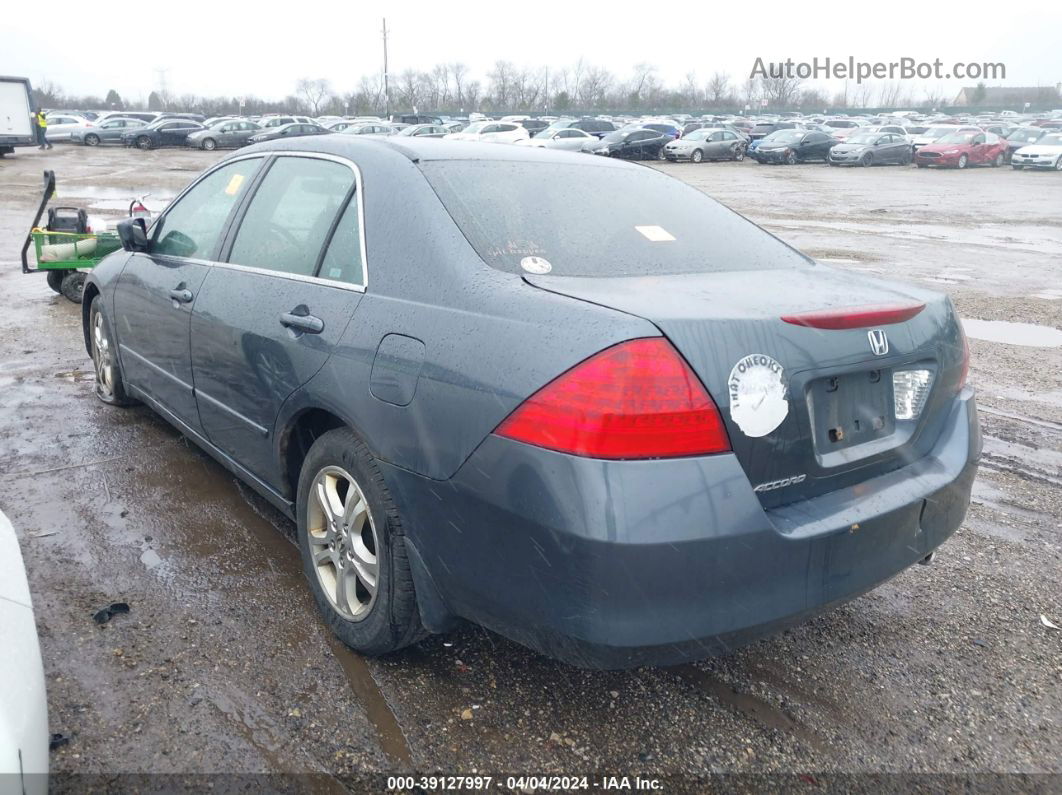 2007 Honda Accord 2.4 Se Синий vin: 1HGCM563X7A003218