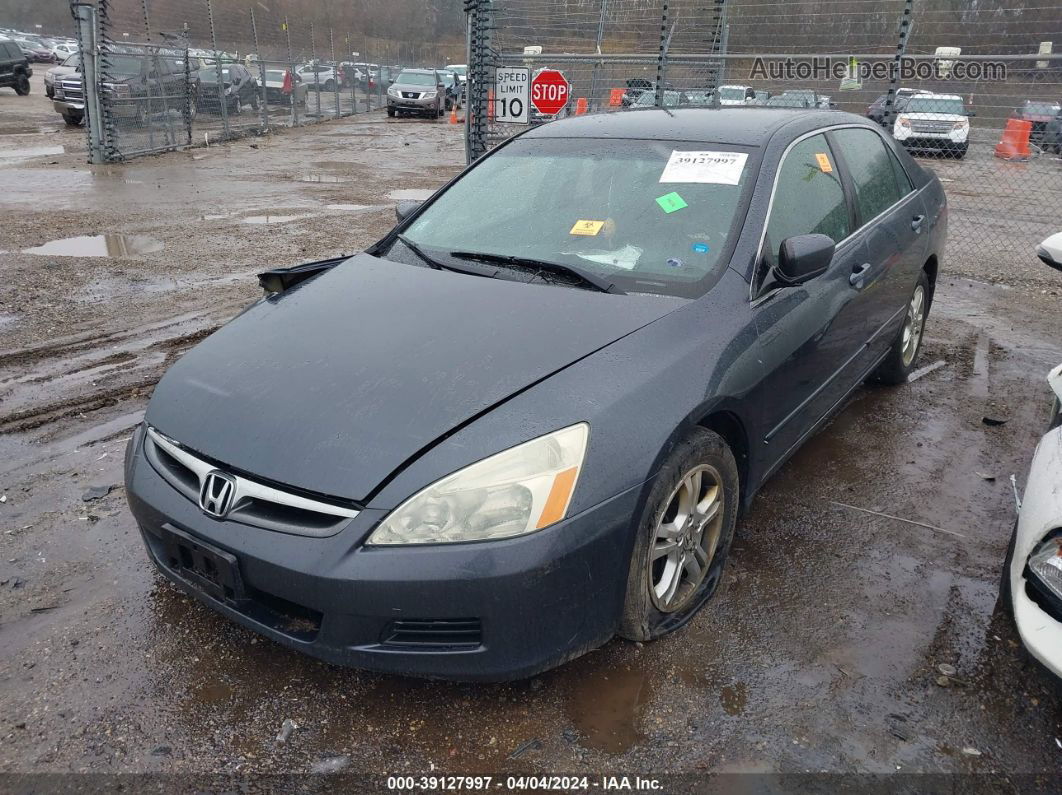 2007 Honda Accord 2.4 Se Blue vin: 1HGCM563X7A003218