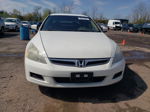 2007 Honda Accord Se White vin: 1HGCM563X7A049146