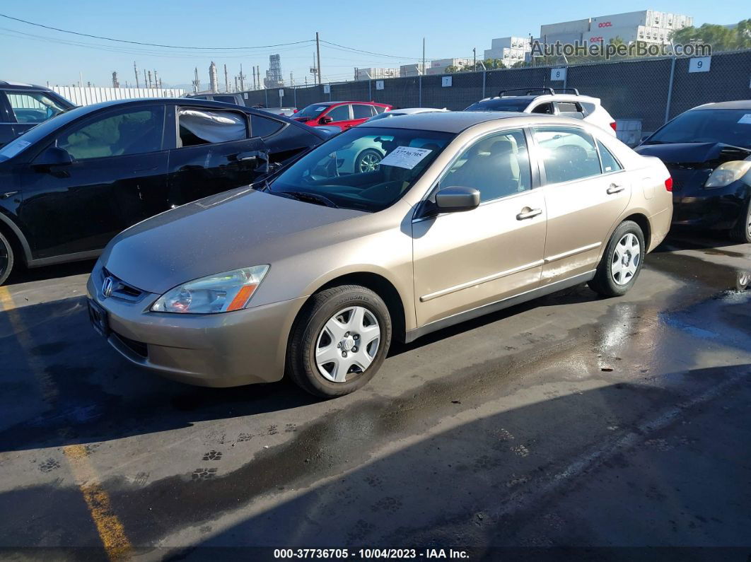 2005 Honda Accord Sdn Lx Tan vin: 1HGCM56405A090701