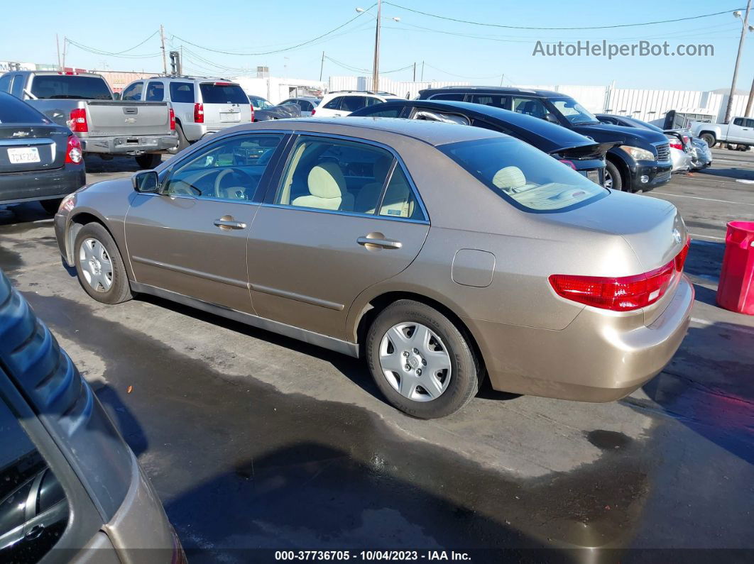 2005 Honda Accord Sdn Lx Tan vin: 1HGCM56405A090701