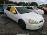 2005 Honda Accord Sdn Lx White vin: 1HGCM56405A104838