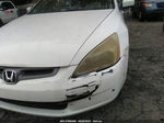 2005 Honda Accord Sdn Lx Белый vin: 1HGCM56405A104838