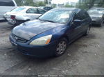 2005 Honda Accord Sdn Lx Blue vin: 1HGCM56405A107660