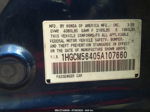 2005 Honda Accord Sdn Lx Blue vin: 1HGCM56405A107660