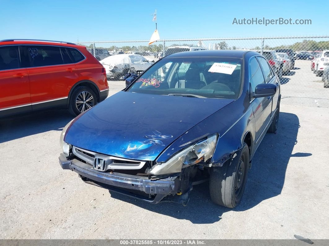 2005 Honda Accord 2.4 Lx Blue vin: 1HGCM56405A114558