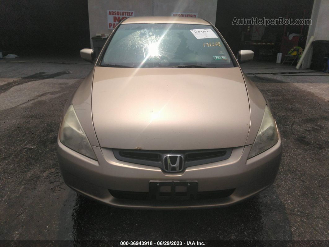 2005 Honda Accord Sdn Lx Gold vin: 1HGCM56405A171228